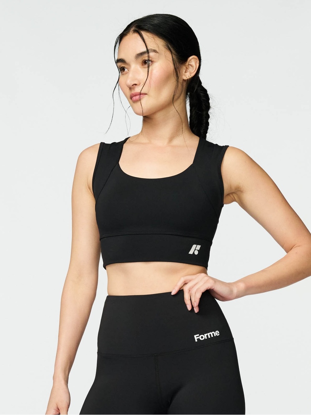 Forme Power Bra for Posture Support in Black